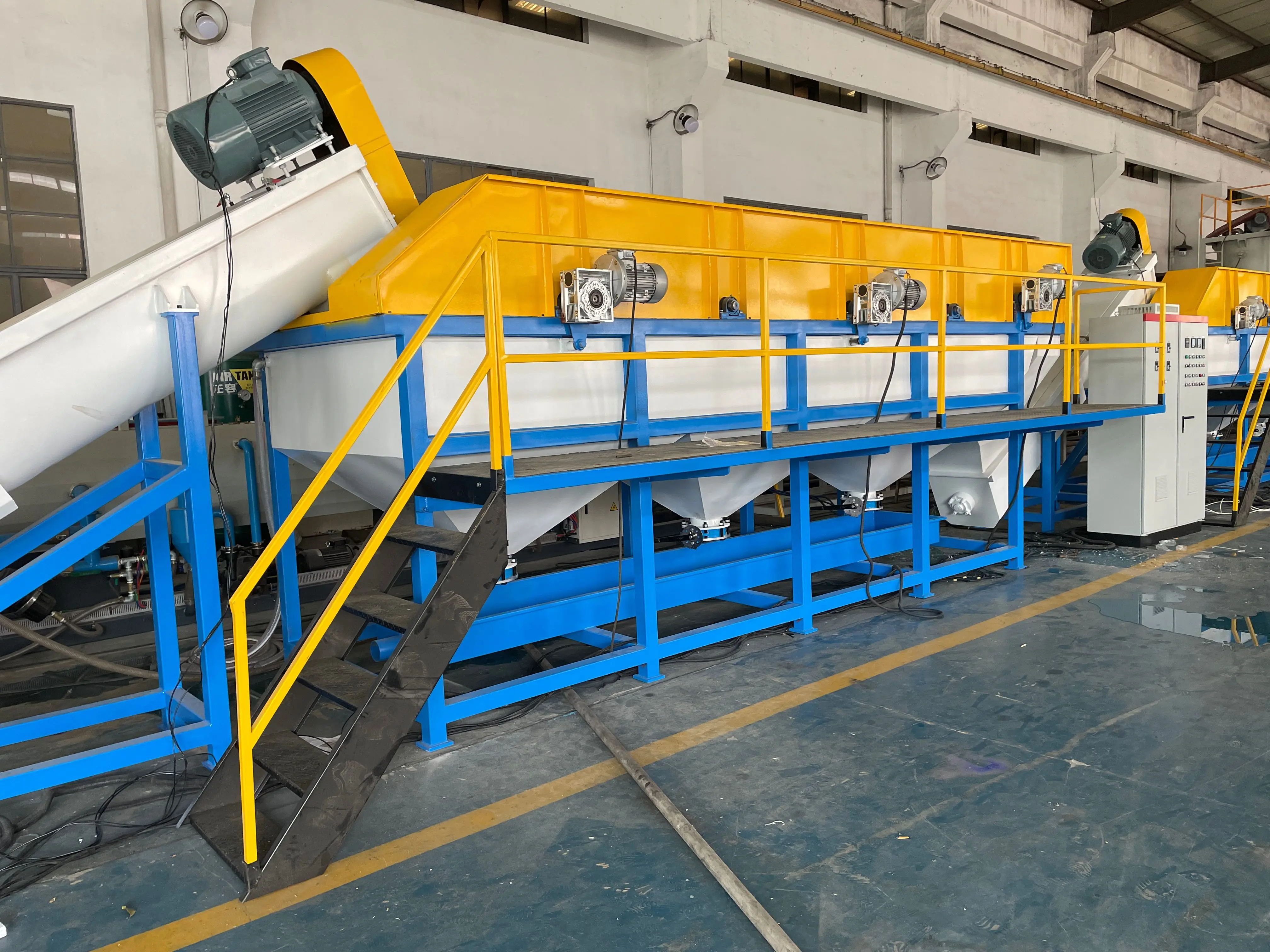 Waste plastic PP PE bottle washing line / PP PE film washing line / plastic PE recycle wash machine