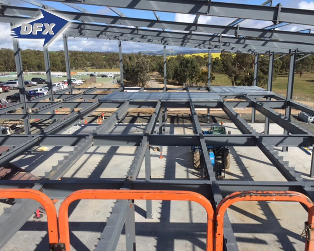 Customized Prefabricated Steel Structure Building Low Cost Office Hotel Factory Workshop Warehouse Steel Building Modular