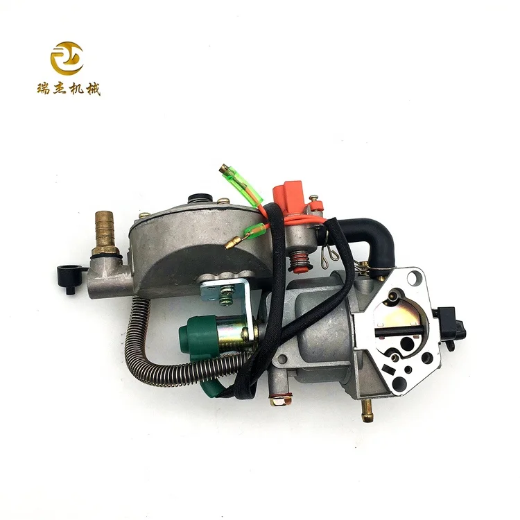 Двойной топливный генератор карбюратора сжиженного нефтяного газа для двигателя Honda GX390 188F Новинка