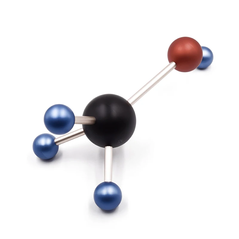 Modern Light Luxury Metal Electroplated Colorful Molecular Decoration Chemistry Teaching Model