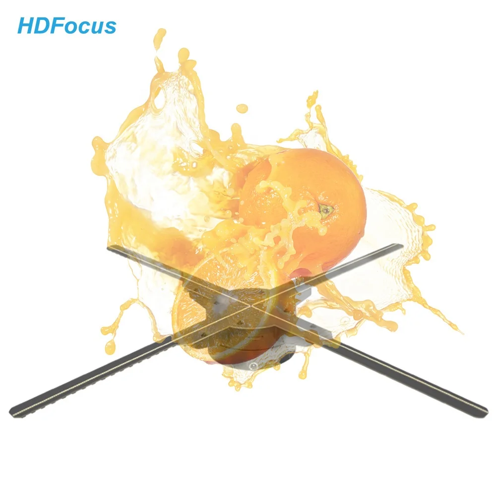 3D Led Display Advertising Equipment 50Cm Holograma 7D 3D Fan Hologram