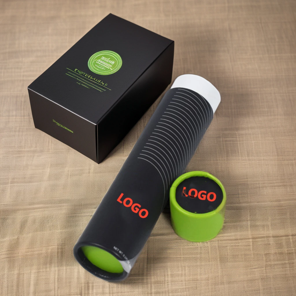 Customized Matte Black CR Paper Packaging Gift Box UV Coated Blister Holder Child Proof 1ml Cartridge Includes EVA Foam