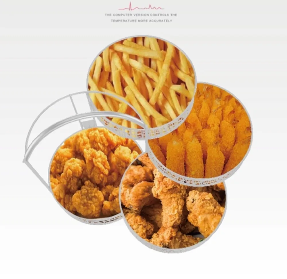 Commercial Electric Chicken/fish Counter-top Pressure Fryer 16liter henny America USA Style Computron 8000 Mdxz-16 For Sale