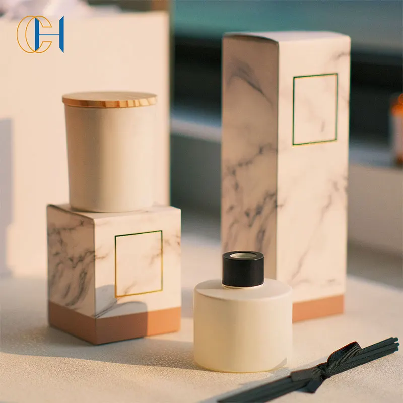 C&H Classic Good Quality 100ml 150ml Luxury Home Fragrance Set Hotel Scent Natural Oil Glass Reed Diffuser With Custom Package