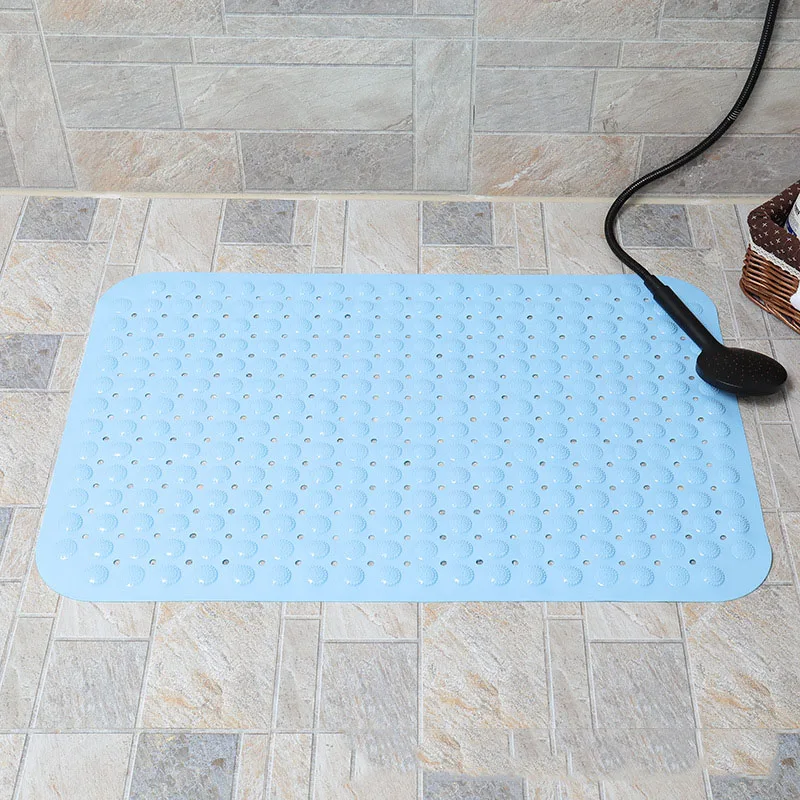 PVC plastic anti-skid toilet hollow out, waterproof swimming pool kitchen carpet, bathroom toilet floor mat