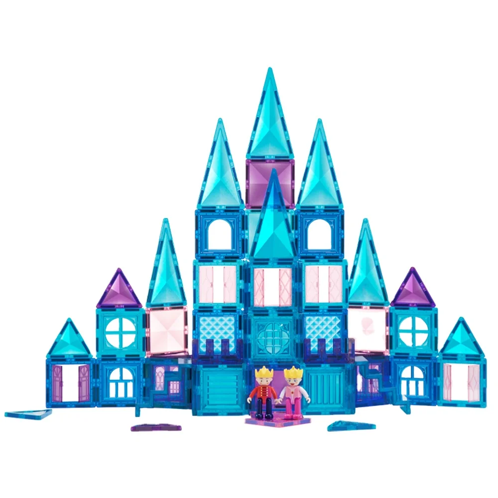102PCS Hot Sale OEM ODM New Building Blocks Toys Plastic Building Set Puzzle Magnetic 25PCS Building Blocks  Toys for Kids