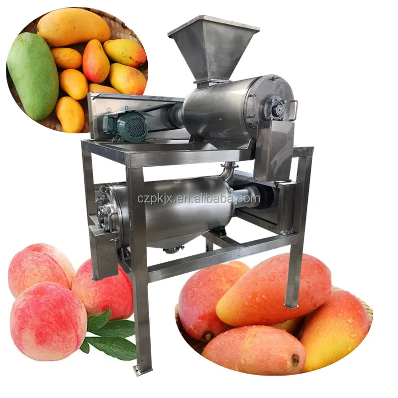 Strawberry Juice Making Strawberry Juicer Pulp Machine Watermelon Pulping Machine Lichi Fruit Pulp Processing Machine