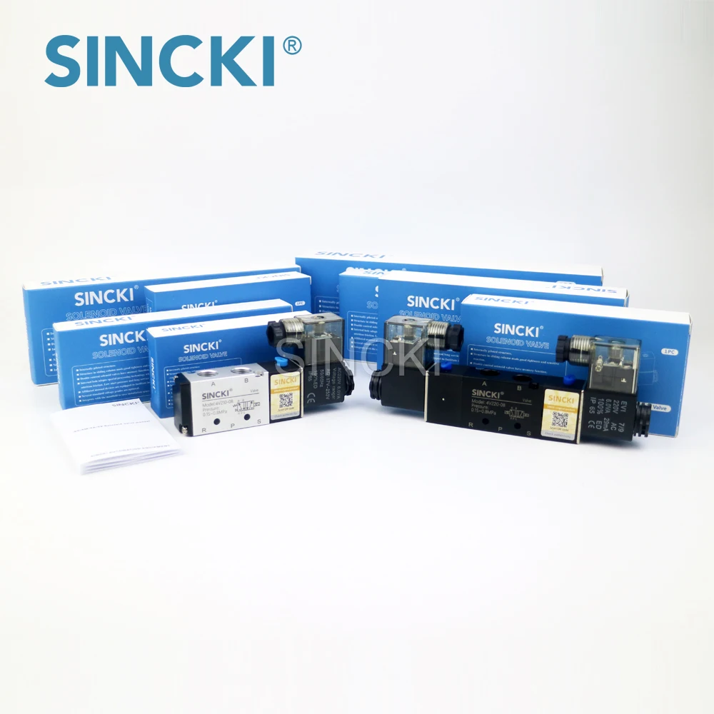 Hot sale Type 4v210 4V210-08 Solenoid valve for air system
