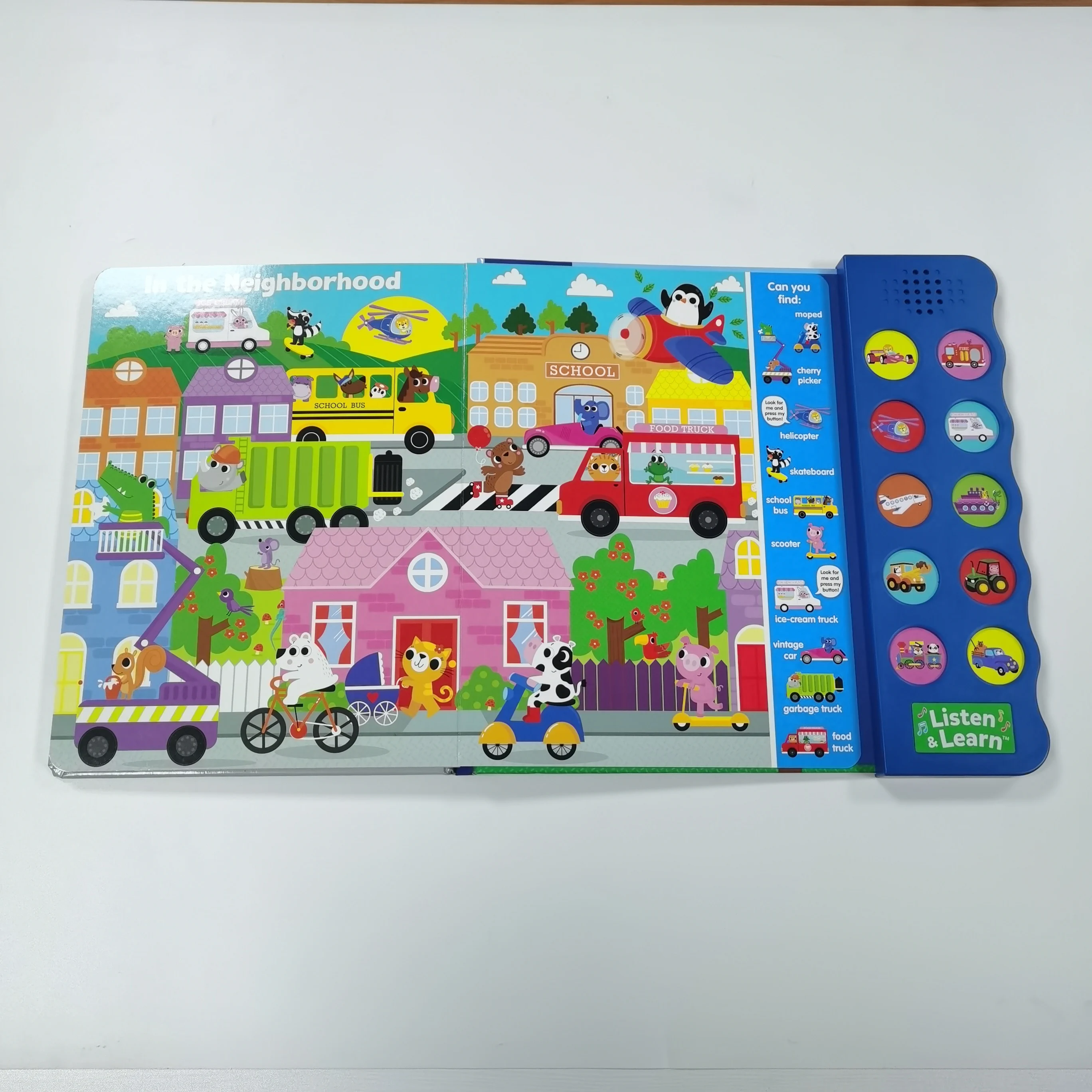 English Audio Books Custom Language Chinese Sound Music Book Children Books With Sound