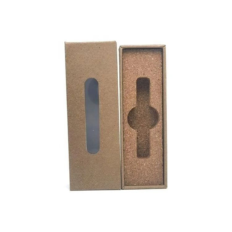Wholesale Kraft Paper products package box with cork insert custom different dimension