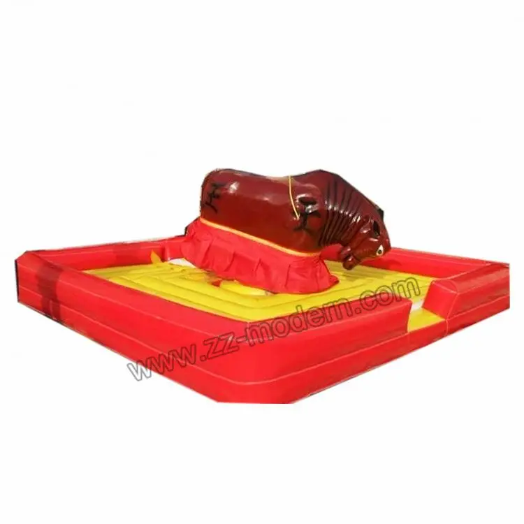 Attraction park equipment Inflatable bull rodeo mechanical bull ride amusement rides for kids