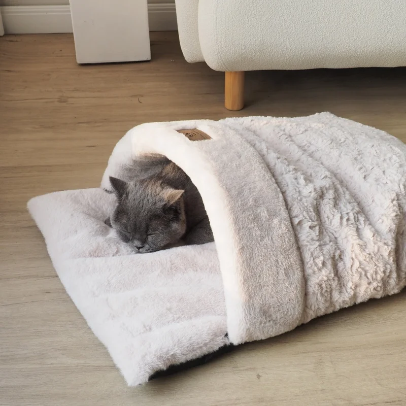 Мягкая плюшевая кровать для питомцев