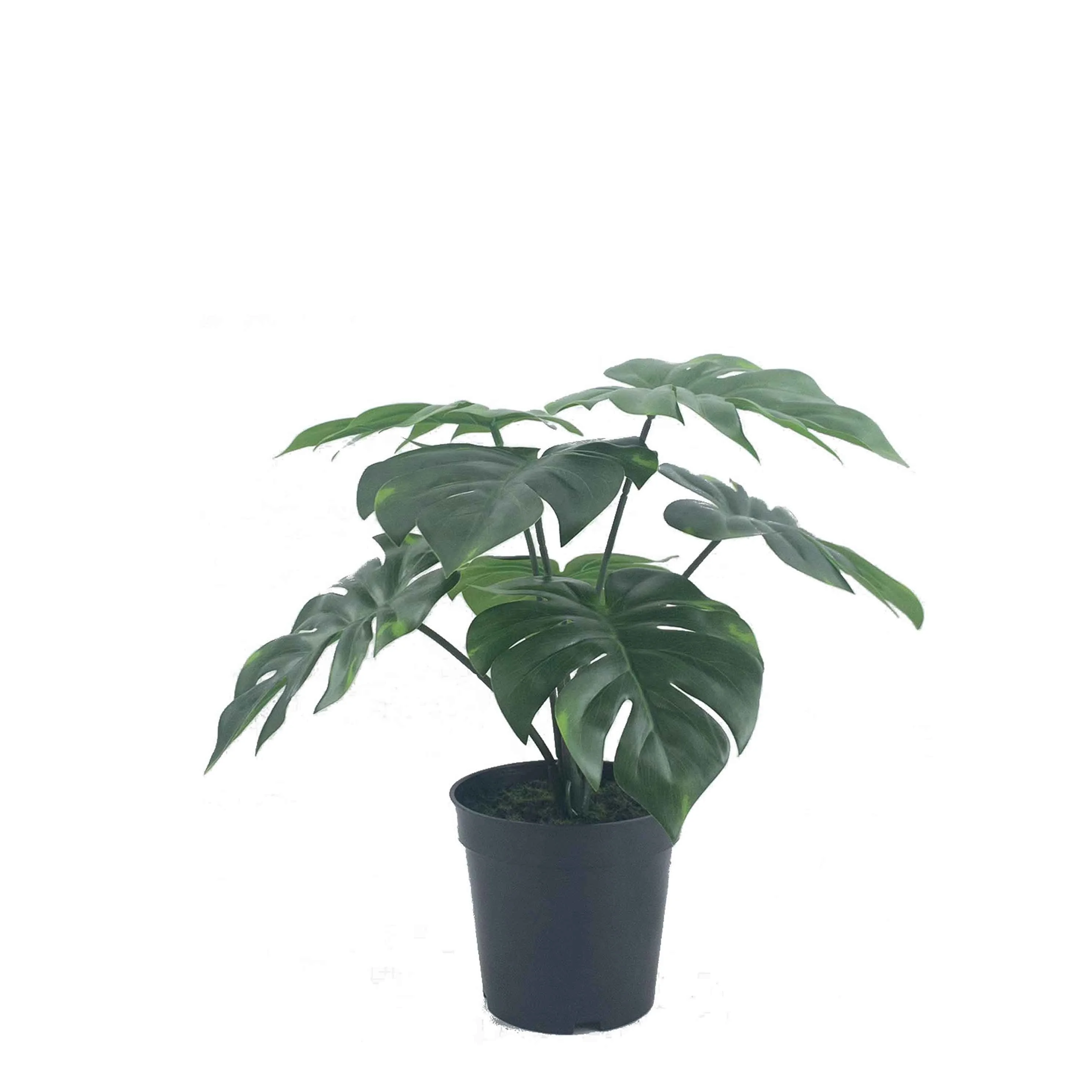 2022 Hot Sale High Quality Artificial Monstera Bonsai for Office Home Decoration Leaves Plants Plastic Artifical Plant Everyday