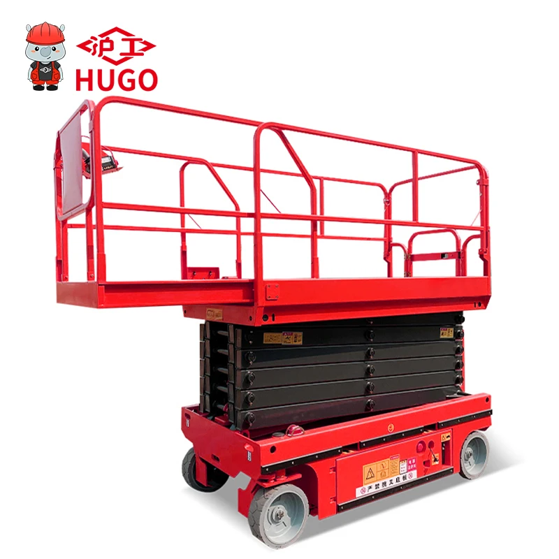 Automatic Mobile Lifting Platform Electric Lift Table 16M Elevator Scissor Lift Table Cuntomizes