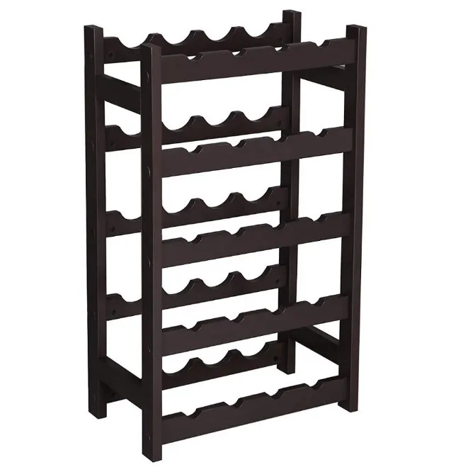 2020 new Amazon hot sale convenient bottle hanging wine glass storage rack On the ground