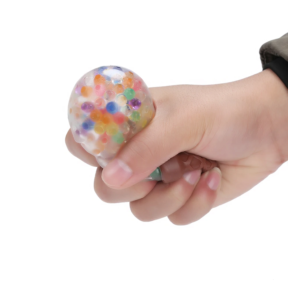 XTQ Ice-cream Beads Ball Popular Toys Stress Relief Toys Squishy Ice Cream With Beads Toys
