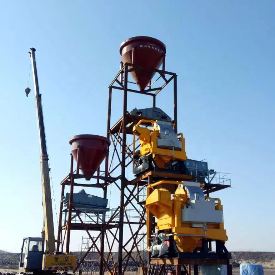 WHIMS-LHGC Vertical Ring High Intensity magnetic separator for Specularite