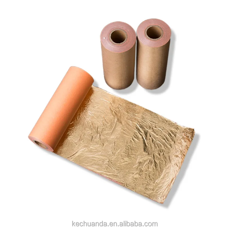 Roll Copper Red Gold Foil Width 15 cm Long 50 M a Roll For Furniture Lines Home Gilding Decoration Rose Gold Leaf Roll