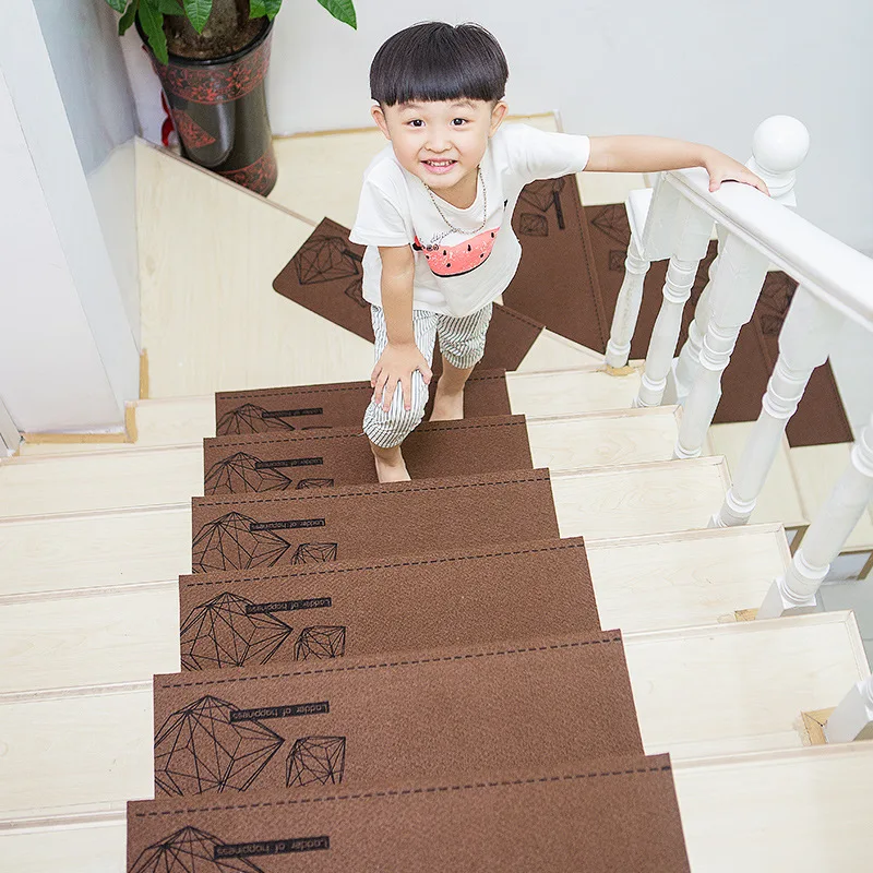 
High Quality Anti-slip Kids Stair Treads Carpet Floor Mat PVC For Sale Night Light Stair Mat 