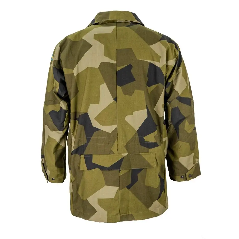 Mens Original Swedish tactical M90 Camouflage Lightweight Jacket Stage performance uniform Film and television props
