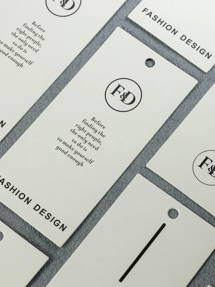 
Factory sale custom new fashiobn printing swing clothing price hang tags 