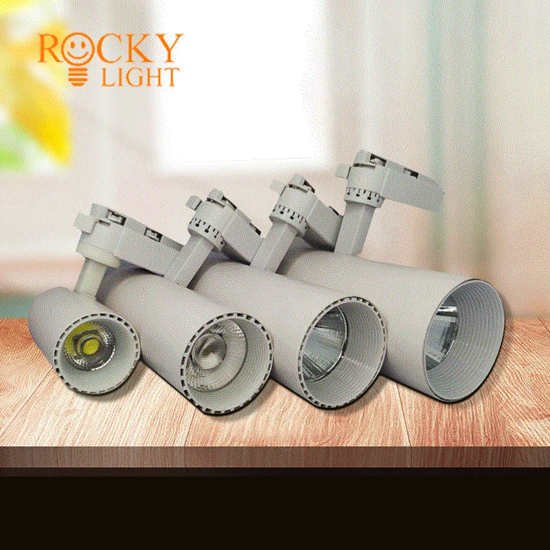 COB track spotlights/LED track light adjustable Angle clothing store shopping mall live photography fill light track light comme