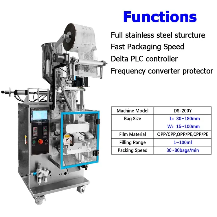 Automatic ketchup sauce small sachet vertical packing machine price for tomato paste sachet