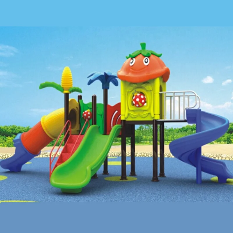New style kids plastic slide equipment outdoor playground