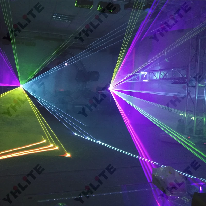 8W Laser light professional 3d laser projector 8w RGB lazer Animation disco dj laser light