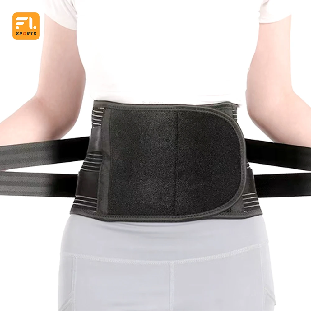 Medical Working Safety Medicated Double Pull Breathable Waist Support Brace Back Pad Lumbar Back Belt
