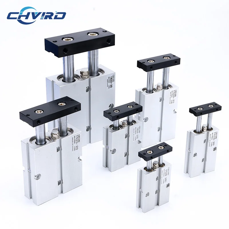 China factory price of  TN /TDA Series double rod pneumatic cylinder with magnetic