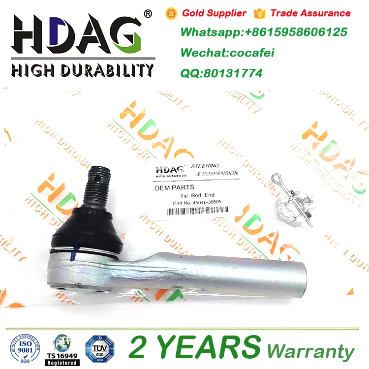  OEM 45046-39505 4504639505 hdag Подвеска от передка Передняя рулевой Наконечник поперечной тяги для Toyota 4runner Hilux Land Cruiser