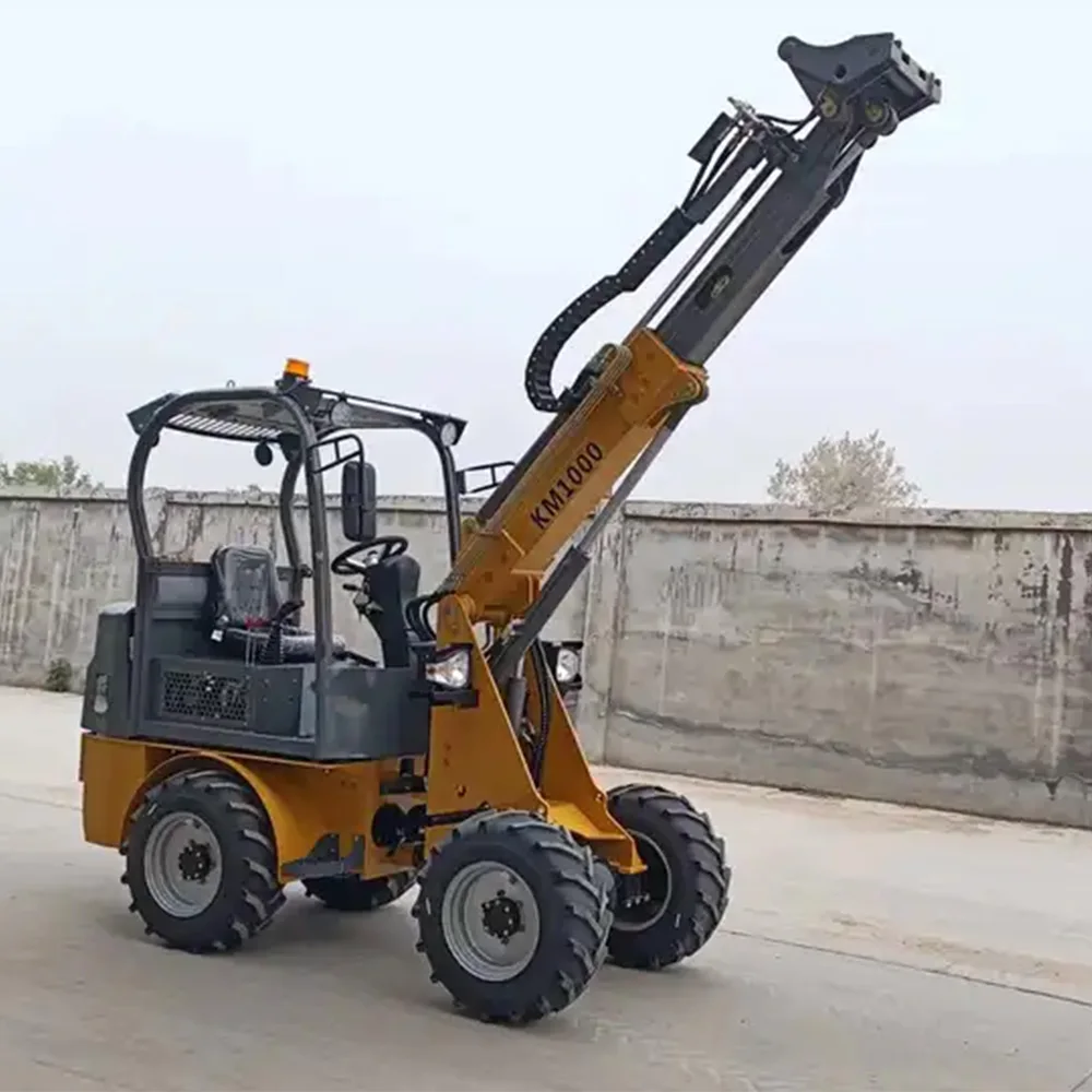 Cheap 400kg-6ton Mini backhoe wheel loaders Top EPA ZL rcm mini front end loader small diesel/electric loader price for sale