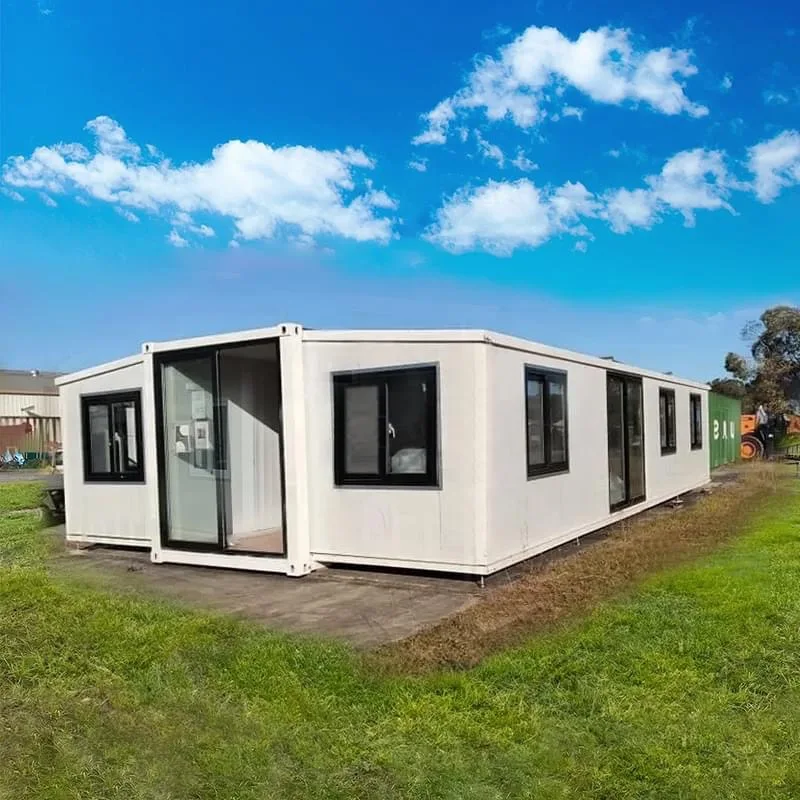 Double wing folding room can free expansion container house Widely Used Mobile Home camping Container House
