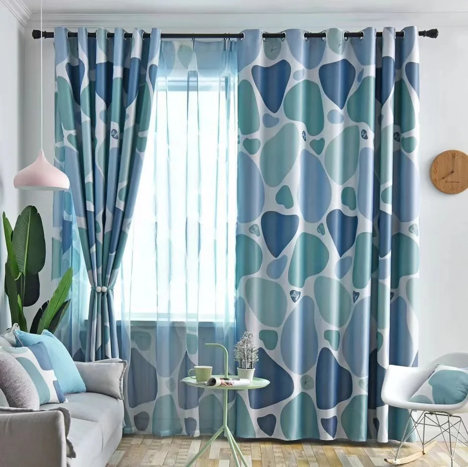 Home ideal design curtain fabric upholstery decoration good quality a ready made curtain for living room (60294641503)