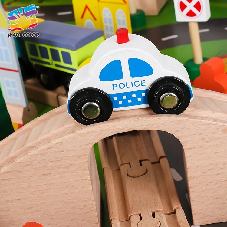 
Ready To Ship preschool wooden toy train table set for children W04C009 