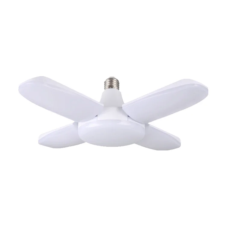 Wholesale New Product Lighting Residential Pp Folding Lamp 45W 50W 55W 60W 70W 75W 80W Leaf Led Foldable Bulb