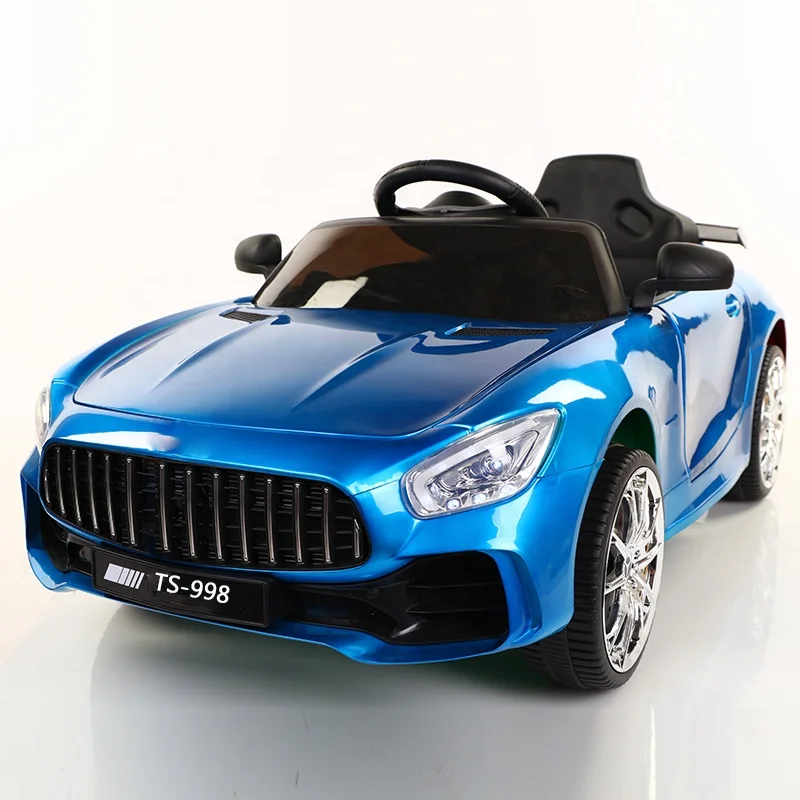 2019 Latest Model Double Motors Kids Electric Ride on Car Baby Electric Car Four Wheels Shock Absorption with Training Wheels
