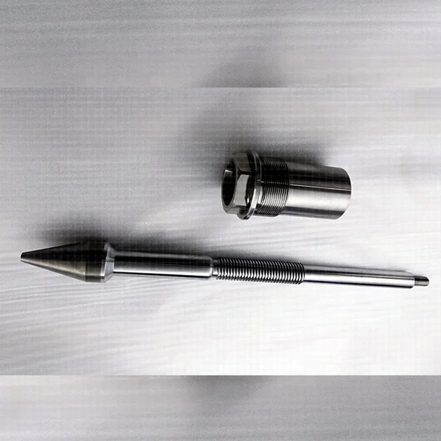 
Assembled 1502 adjustable choke valve stem and choke seats with tungsten carbide tip and 316 S.S 