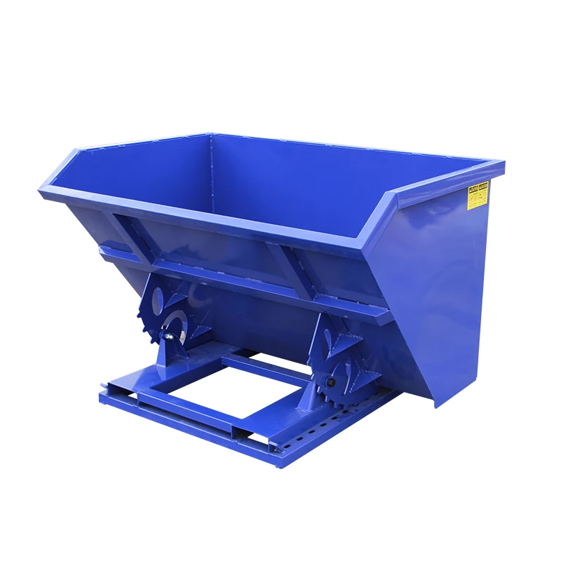 Low Cost Good Price High Quality Unused 1.5CY Dumping Hopper Discharge Hopper For Forklift