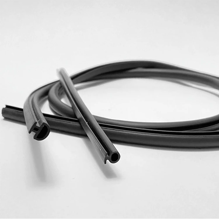 Garage door rubber weather seals half round shaped rubber seal for door