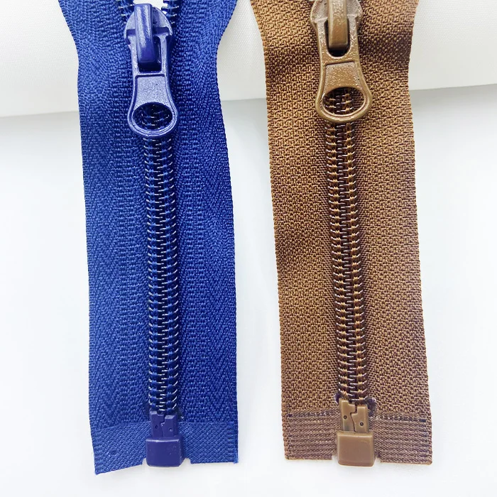 manufacturer White plastic zipper Durable open end heavy duty Resin Zipper for Tent Clothing