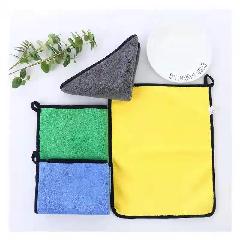 Summer hot sale Thicken fluffy care wax polishing buffing 800 gsm microfiber car towel cloth