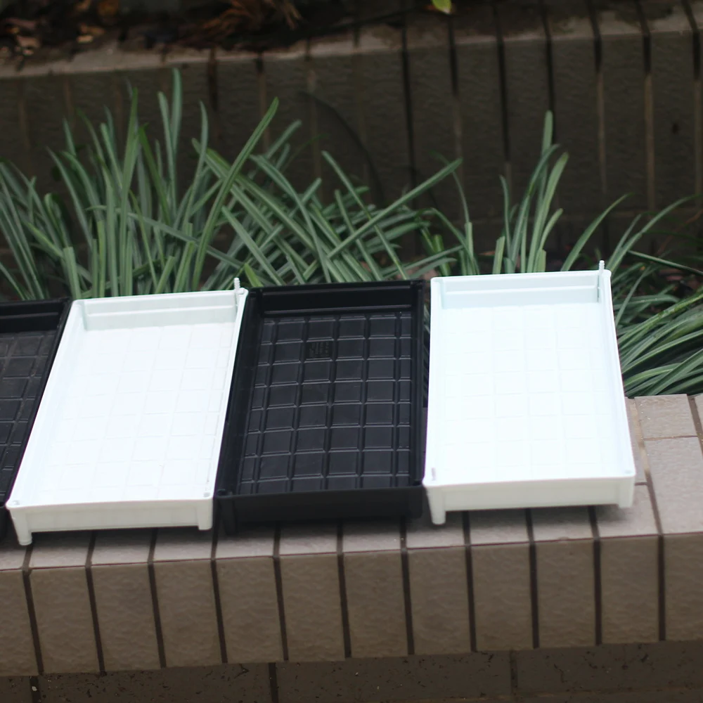 
High Quality Wholesale Drain Cheap Food Plastic Tray For green planter /succulents tray 