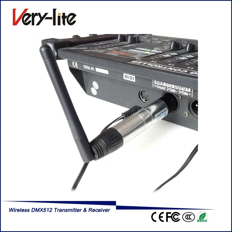 Беспроводной 2 4G DMX512 передатчик приемник DMX Dj контроллер для сцены и DJ бар освещения беспроводной