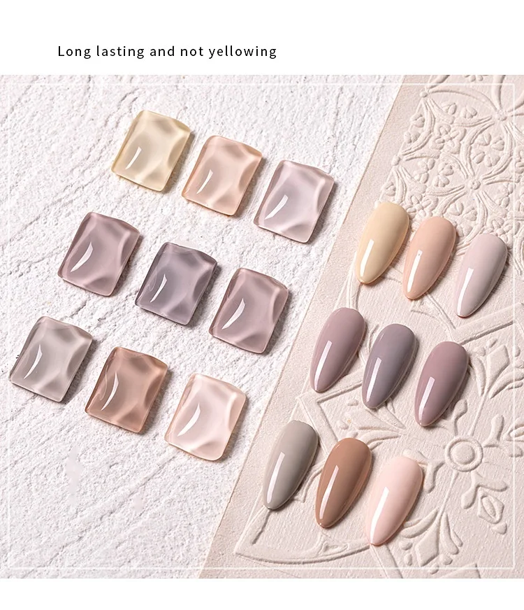 Little Luck Wholesale China Nail Gel Supplier OEM Bottles Private Label Colors Soak Off Led nails polish colour uv gel Nail Poli