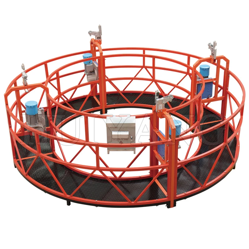 suspended platform, construction cradle, hanging scaffolding Rope suspended platform