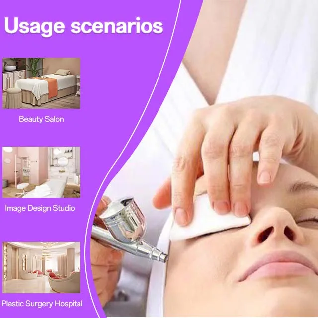 Portable High Oxygen Oxgen Jet Oxgen Facial Machine With 7-color LED light Mask Skin Care jet peel dome oxygen facial machine