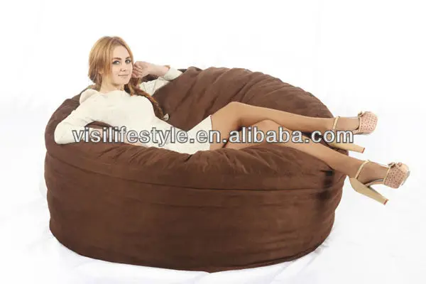 Замшевый чехол beanbag ленивый диван Прямая поставка Современный художественный домашний мешок