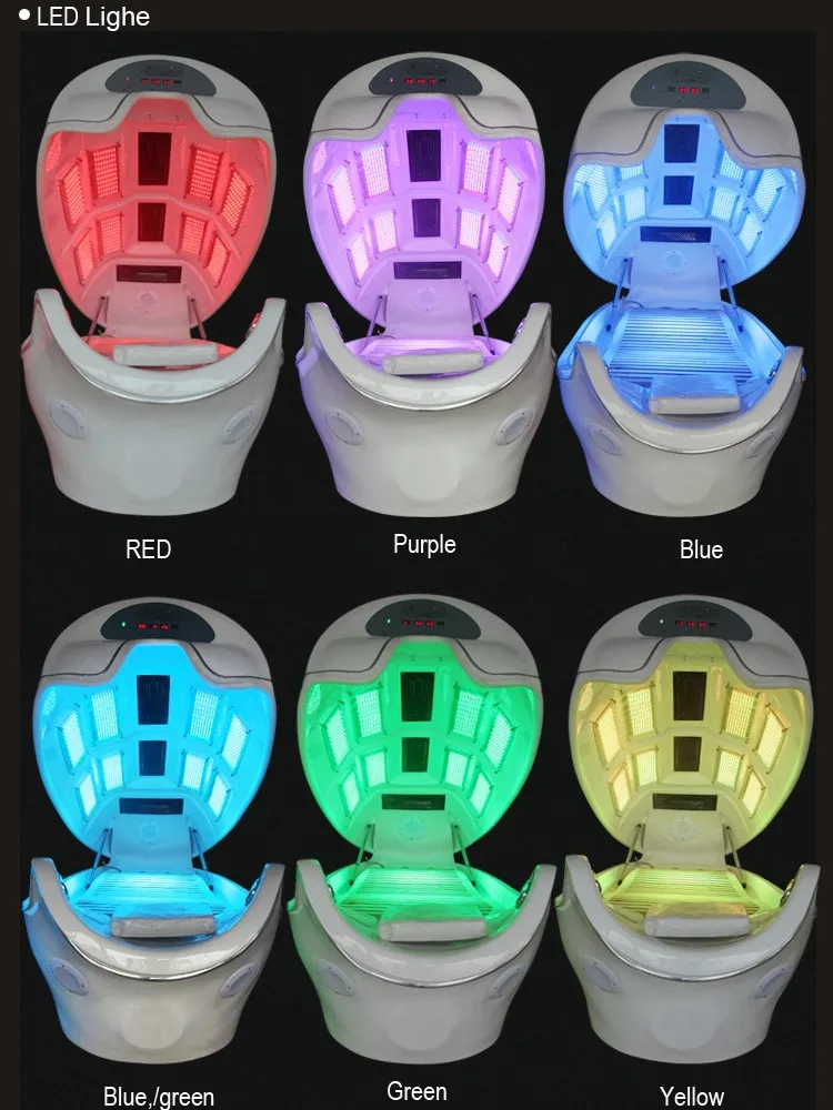 Hot sale LED light therapy beds spa body steam machine & ozone therapy machine